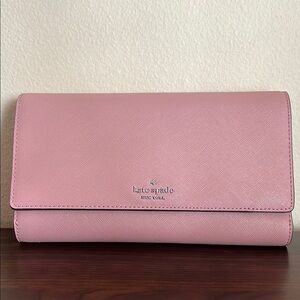 Kate Spade Vintage Pink Clutch